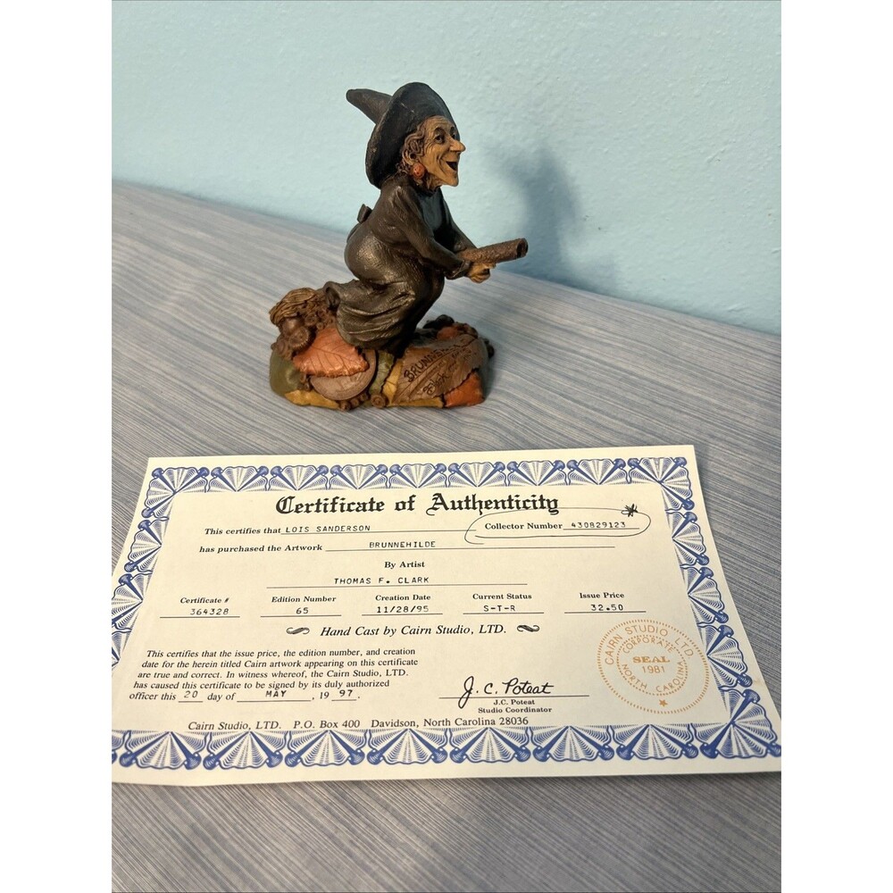 VTG 1995 Thomas Clark “Brunnehilde” With Certificate Of Authenticity